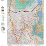 Utah HuntData LLC UT La Sal La Sal Mtns 617 Elk Conc digital map