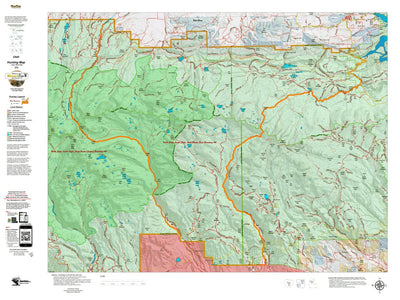 Utah HuntData LLC UT North Slope South Slope High Uintas East 146 Hybrid Elk digital map