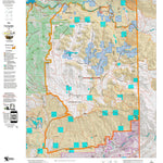 Utah HuntData LLC UT South Slope Diamond Mtn Hybrid elk 60k digital map