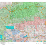 Utah HuntData LLC UT South Slope Yellowstone Land Ownership Hybrid 613 digital map