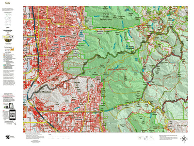 Utah HuntData LLC UT Wasatch Mtns Box Elder Peak 225 Hybrid Elk digital map