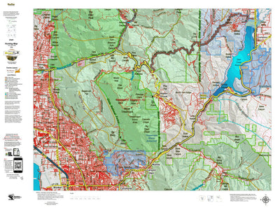 Utah HuntData LLC UT Wasatch Mtns Timpanogos 200 Hybrid Elk digital map