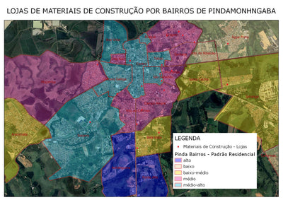 Vale Geomarketing LOJAS DE MATERIAIS DE CONSTRUÇÃO digital map