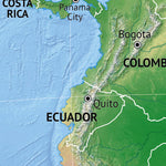 van der Maarel South America Continent digital map