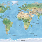 van der Maarel World Robinson digital map