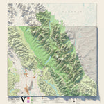 Vanyoneer Ultimate Glacier National Park Topo digital map