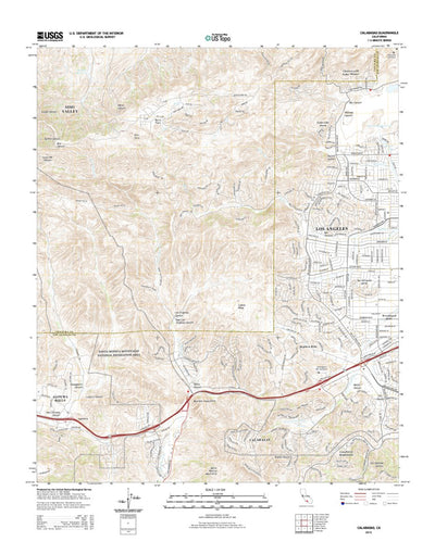 Ventura County Fire Department CA_Calabasas_20150223 digital map