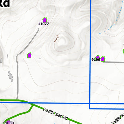 Ventura County Fire Department Deer Creek Wildland Preplan Map (side-2) digital map