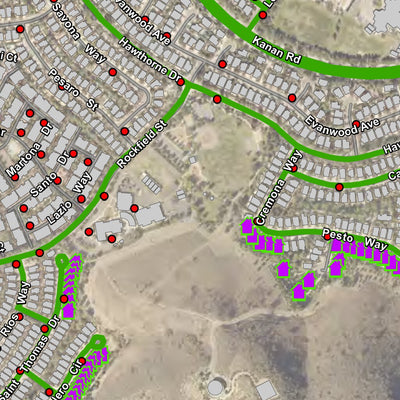 Oak Park Wildland Preplan Map Preview 2
