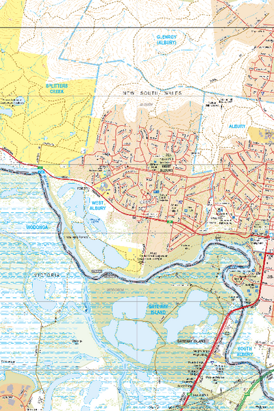 Albury-Wodonga 05 - Spatial Vision's Vicmap Book (North East Edition 8, 2025) Preview 1