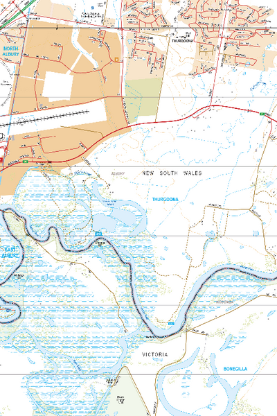 Albury-Wodonga 07 - Spatial Vision's Vicmap Book (North East Edition 8, 2025) Preview 1