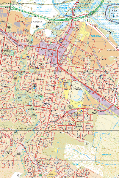 Albury-Wodonga 09 - Spatial Vision's Vicmap Book (North East Edition 8, 2025) Preview 1