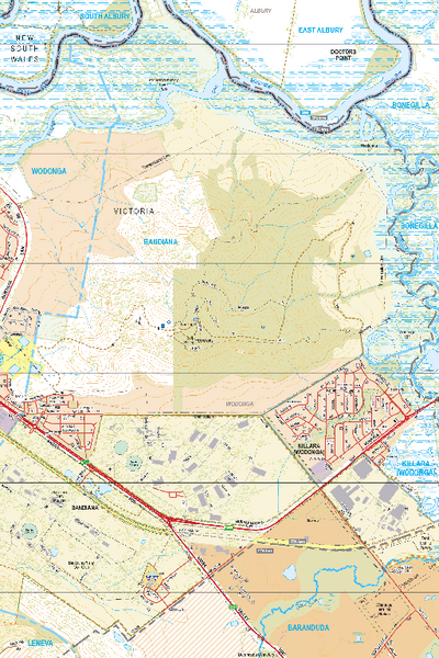 Albury-Wodonga 10 - Spatial Vision's Vicmap Book (North East Edition 8, 2025) Preview 1