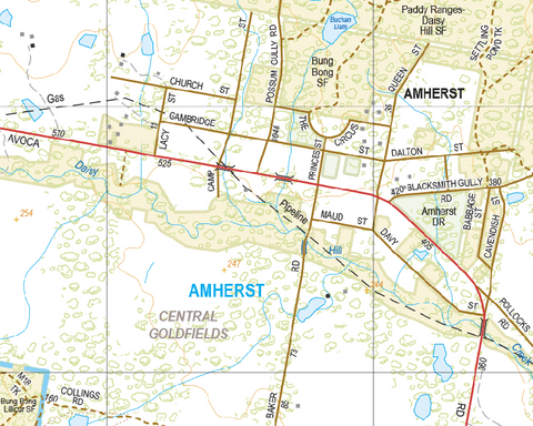 Amherst - Spatial Vision's Vicmap Book (South West Edition 8, 2025 Update) Preview 1