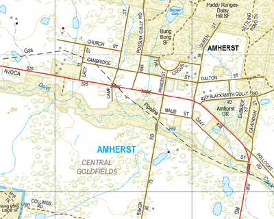 Amherst - Spatial Vision's Vicmap Book (South West Edition 8, 2025 Update) Preview 1