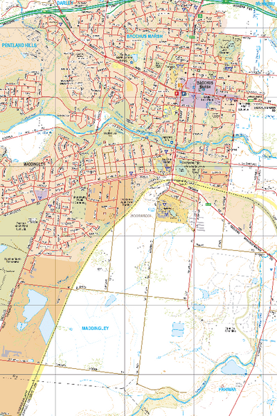 Bacchus Marsh - Spatial Vision's Vicmap Book (Central Edition 8, 2025 Update) Preview 1