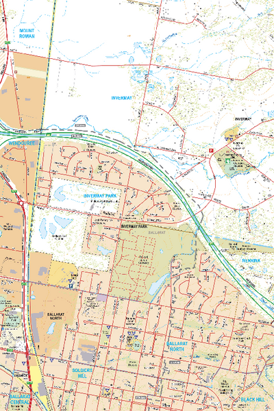 Ballarat 03 - Spatial Vision's Vicmap Book (Central Edition 8, 2025 Update) Preview 1