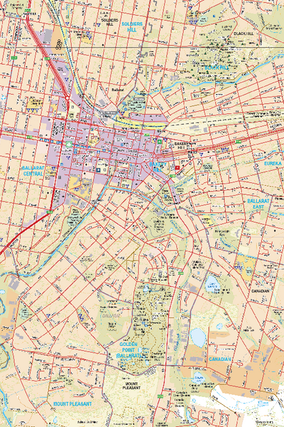 Ballarat 07 - Spatial Vision's Vicmap Book (Central Edition 8, 2025 Update) Preview 1