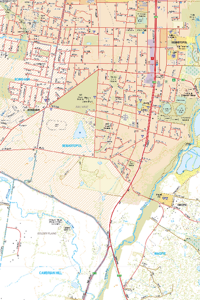 Ballarat 10 - Spatial Vision's Vicmap Book (Central Edition 8, 2025 Update) Preview 1