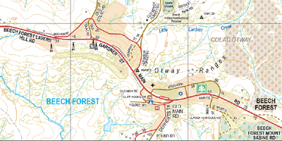 Beech Forest - Spatial Vision's Vicmap Book (South West Edition 8, 2025 Update) Preview 1