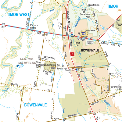 Bowenvale-Timor - Spatial Vision's Vicmap Book (Central Edition 8, 2025 Update) Preview 1