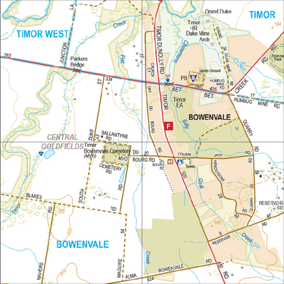Bowenvale-Timor - Spatial Vision's Vicmap Book (South West Edition 8, 2025 Update) Preview 1