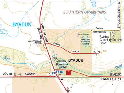 Byaduk - Spatial Vision's Vicmap Book (South West Edition 8, 2025 Update) Preview 1