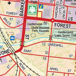 Castlemaine - Spatial Vision's Vicmap Book (Central Edition 8, 2025 Update) Preview 2