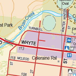 Coleraine - Spatial Vision's Vicmap Book (South West Edition 8, 2025 Update) Preview 3