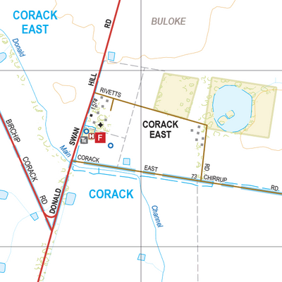 Corack East - Spatial Vision's Vicmap Book (South West Edition 8, 2025 Update) Preview 1