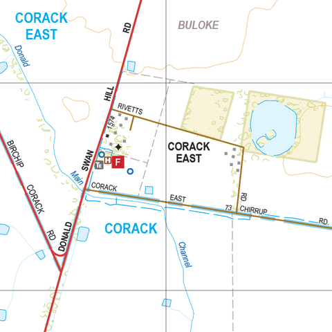 Corack East - Spatial Vision's Vicmap Book (South West Edition 8, 2025 Update) Preview 1