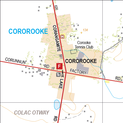 Cororooke - Spatial Vision's Vicmap Book (South West Edition 8, 2025 Update) Preview 1
