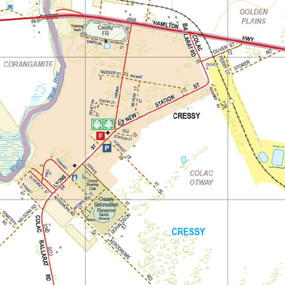 Cressy - Spatial Vision's Vicmap Book (South West Edition 8, 2025 Update) Preview 1