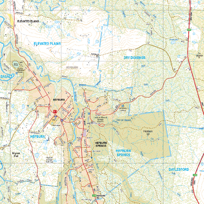 Daylesford-Hepburn Springs - Spatial Vision's Vicmap Book (Central Edition 8, 2025 Update) Preview 1