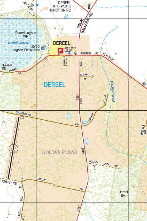 Dereel - Spatial Vision's Vicmap Book (South West Edition 8, 2025 Update) Preview 1
