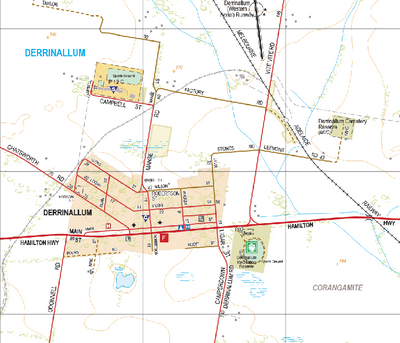 Derrinallum - Spatial Vision's Vicmap Book (South West Edition 8, 2025 Update) Preview 1