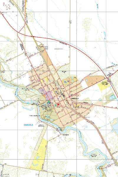 Dimboola - Spatial Vision's Vicmap Book (South West Edition 8, 2025 Update) Preview 1