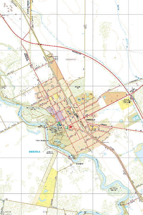 Dimboola - Spatial Vision's Vicmap Book (South West Edition 8, 2025 Update) Preview 1