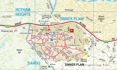 Dinner Plain - Spatial Vision's Vicmap Book (North East Edition 8, 2025) Preview 1