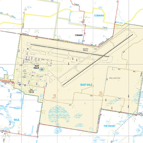 East Sale Raaf Base - Spatial Vision's Vicmap Book (South East Edition 8, 2025) Preview 1