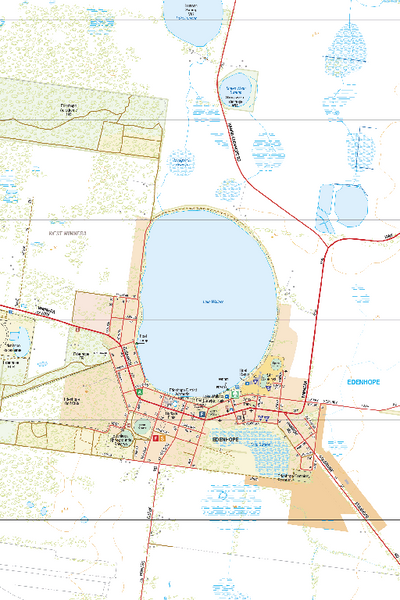 Edenhope - Spatial Vision's Vicmap Book (South West Edition 8, 2025 Update) Preview 1