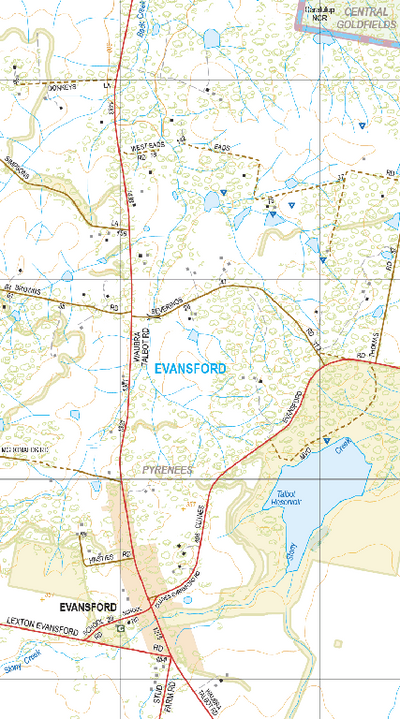 Evansford - Spatial Vision's Vicmap Book (Central Edition 8, 2025 Update) Preview 1