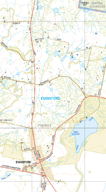 Evansford - Spatial Vision's Vicmap Book (South West Edition 8, 2025 Update) Preview 1