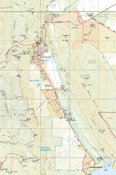 Halls Gap - Spatial Vision's Vicmap Book (South West Edition 8, 2025 Update) Preview 1