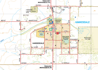 Hawkesdale - Spatial Vision's Vicmap Book (South West Edition 8, 2025 Update) Preview 1