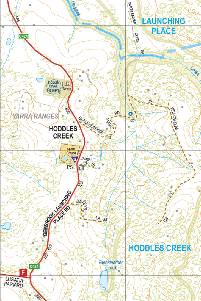 Hoddles Creek - Spatial Vision's Vicmap Book (Central Edition 8, 2025 Update) Preview 1