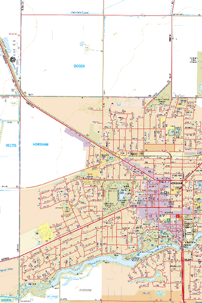 Horsham 01 - Spatial Vision's Vicmap Book (South West Edition 8, 2025 Update) Preview 1