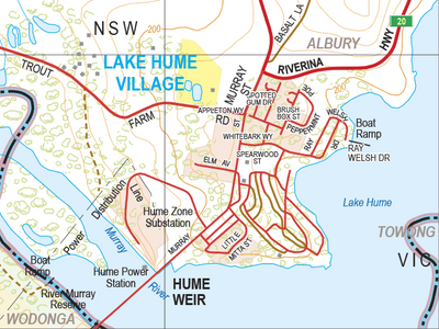 Hume Weir - Spatial Vision's Vicmap Book (North East Edition 8, 2025) Preview 1