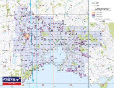 Index Map - Spatial Vision's Vicmap Book (Central Edition 8, 2025 Update) Preview 1