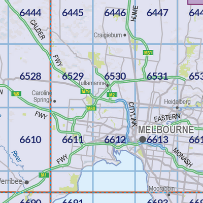 Index Map - Spatial Vision's Vicmap Book (Central Edition 8, 2025 Update) Preview 2